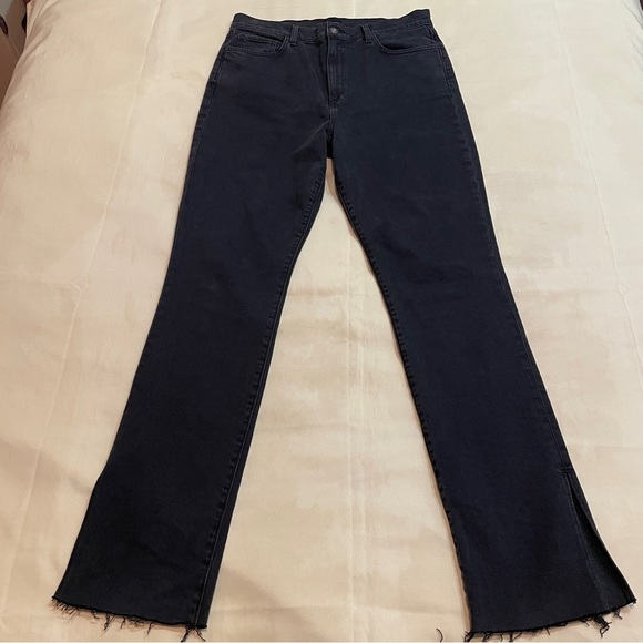 Favorite Daughter- Valentina Tower High Rise Cigarette Jeans Black Boulder 32 - Picture 3 of 11